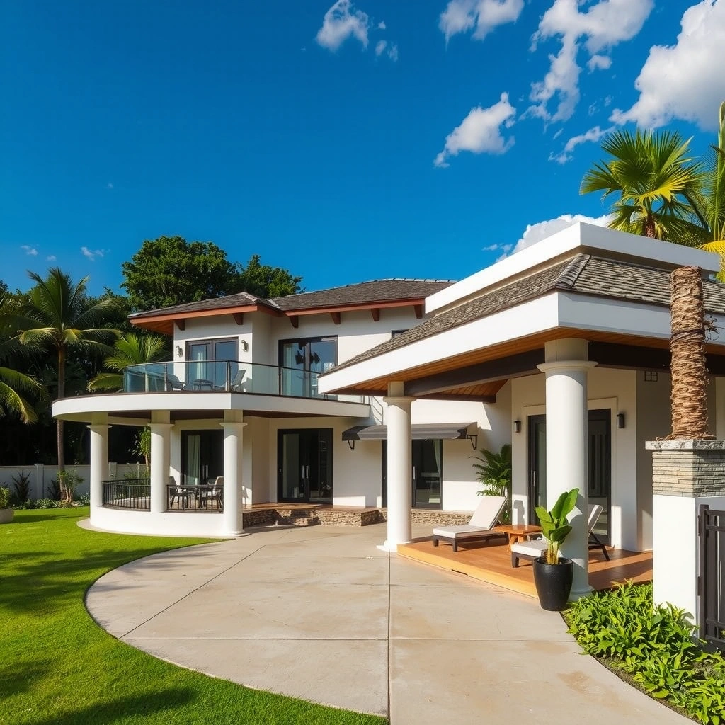 Luxury residential house construction in Philippines